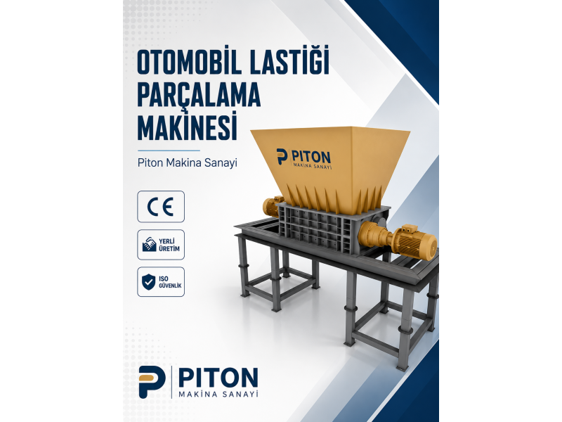 Otomobil Lastiği Parçalama Makinesi